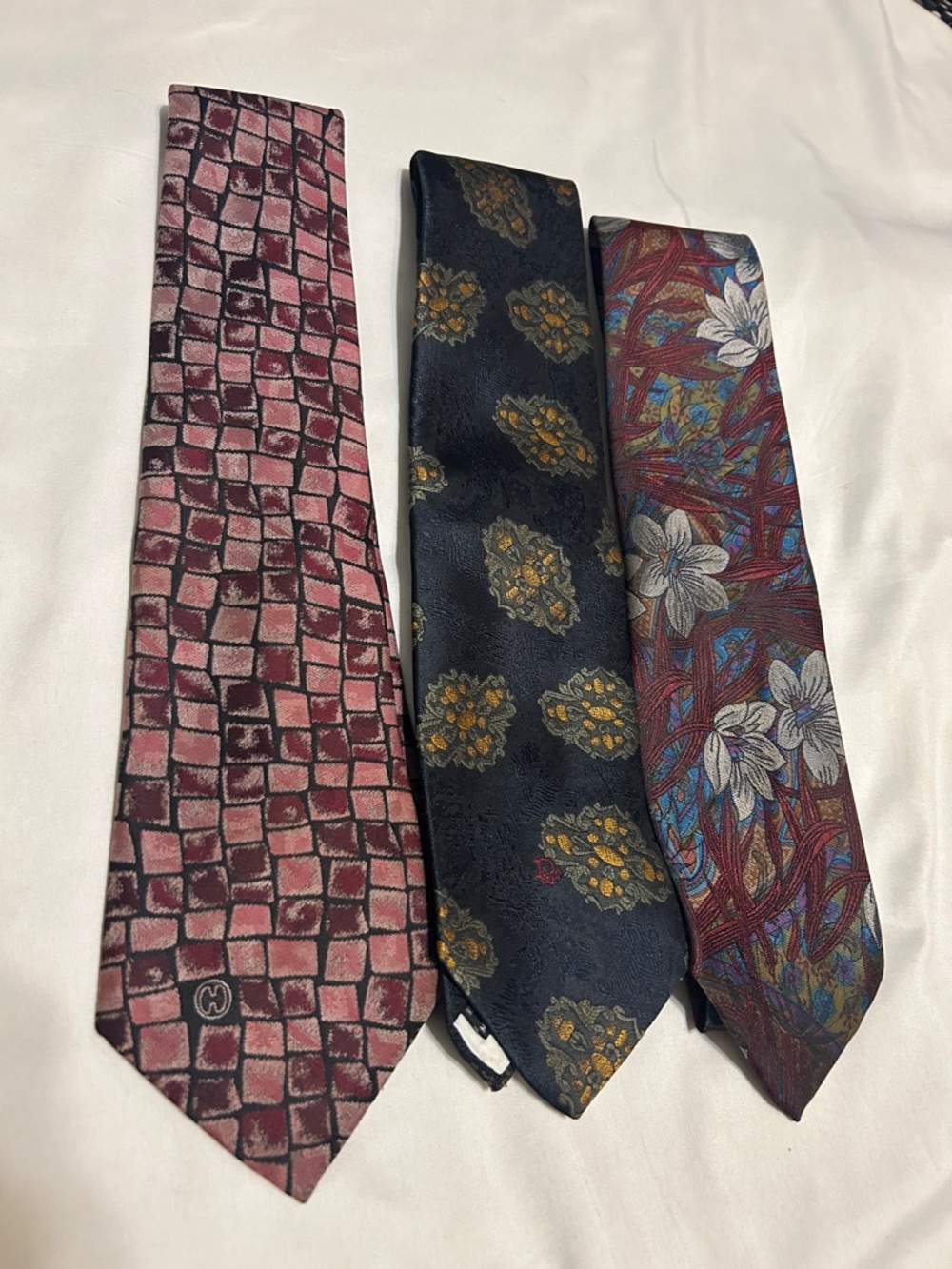 $5️⃣&🔟Sale Vintage tie lot Marshall Fields Dior Beau Brummell - Picture 5 of 6